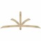 Ekena Millwork Davenport Rough Sawn Timber Gable Bracket, Douglas Fir, 84"W x 35"H x 2"D x 4"F, 10/12 Pitch GBW084X35X0204DAV00RDF - alternate 1